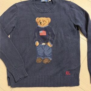 Ralph Lauren woman’s bear flag sweater- runs on the smaller side